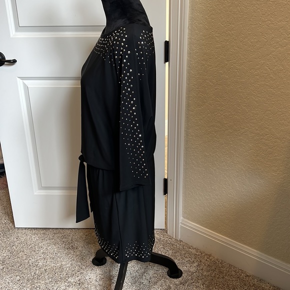 WHBM studded 3/4 sleeve dress - Picture 3 of 7